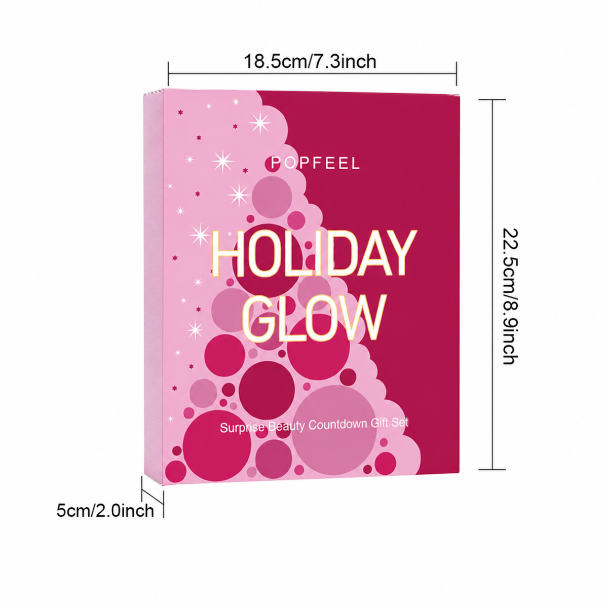 Beauty-Adventskalender mit weihnachtlicher Gestaltung
