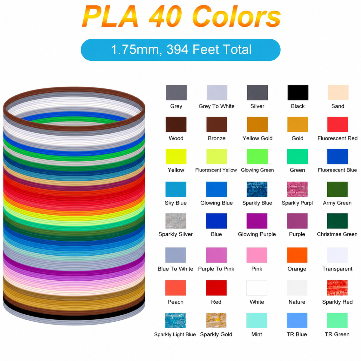 3D-Stift Nachfüllset bunt