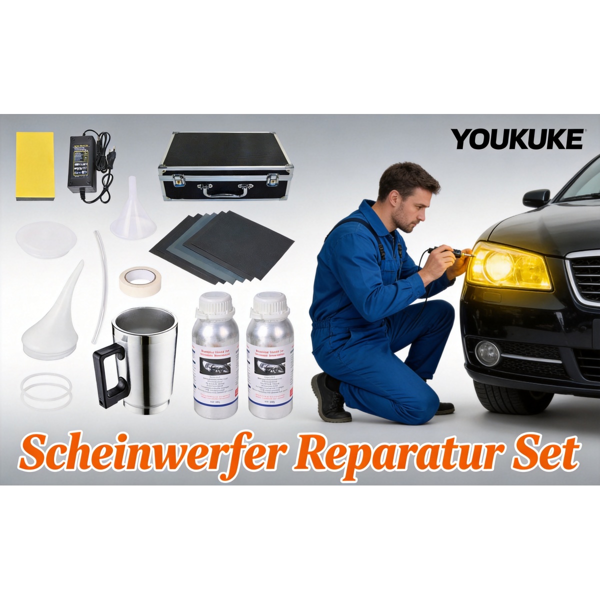 Scheinwerfer Reparatur Set