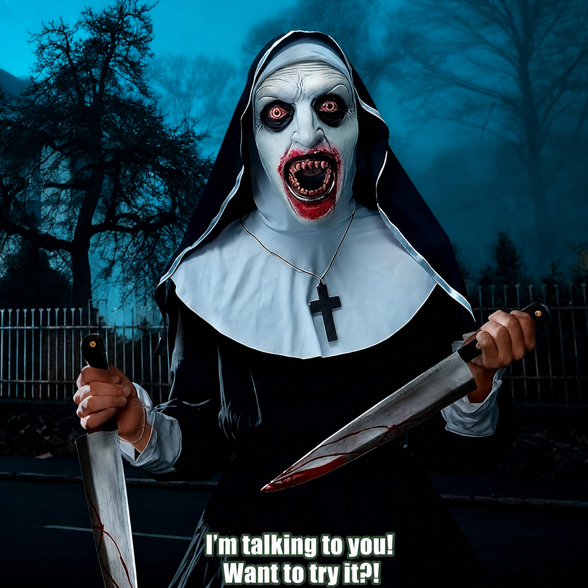 Nun Maske Detail 1