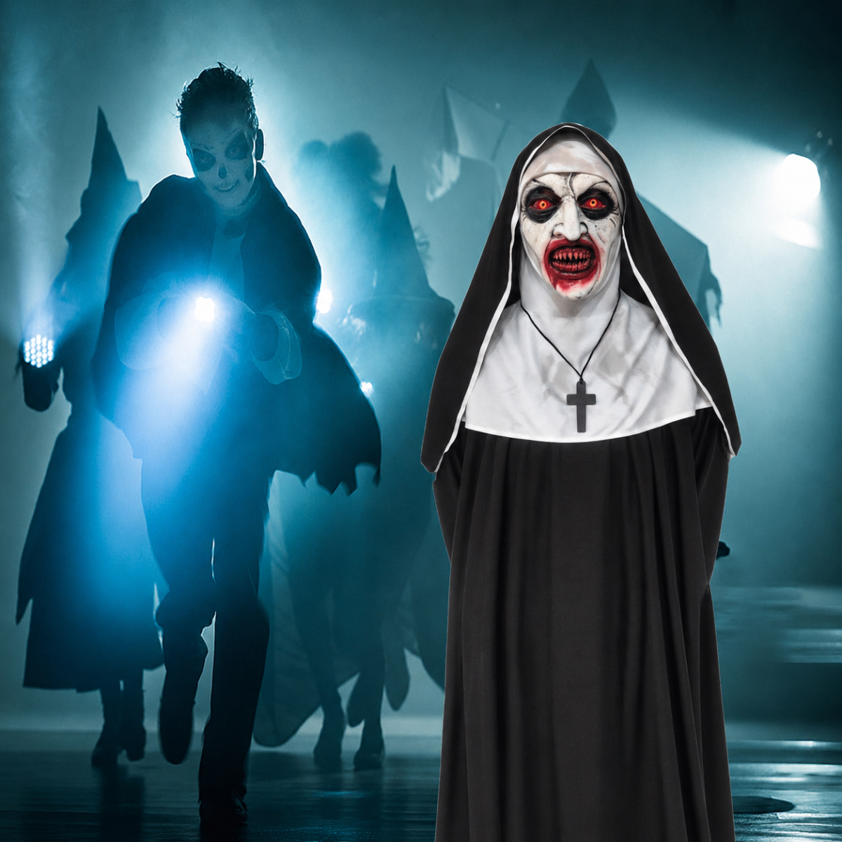 Nonne Maske Detail 3
