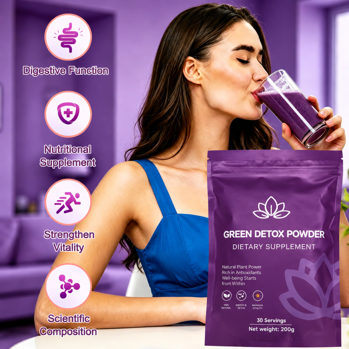 Meal Replacement Detox Shake - Detail