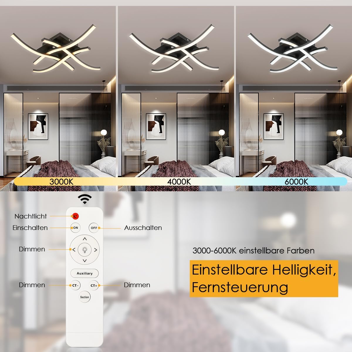 LED Deckenleuchte 48W Hauptansicht