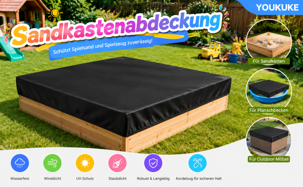 Sandkasten Abdeckung