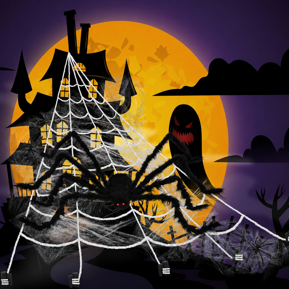 Halloween Spinne Detail 6