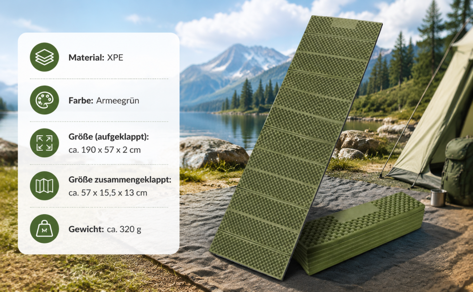 Camping Matte Endbanner