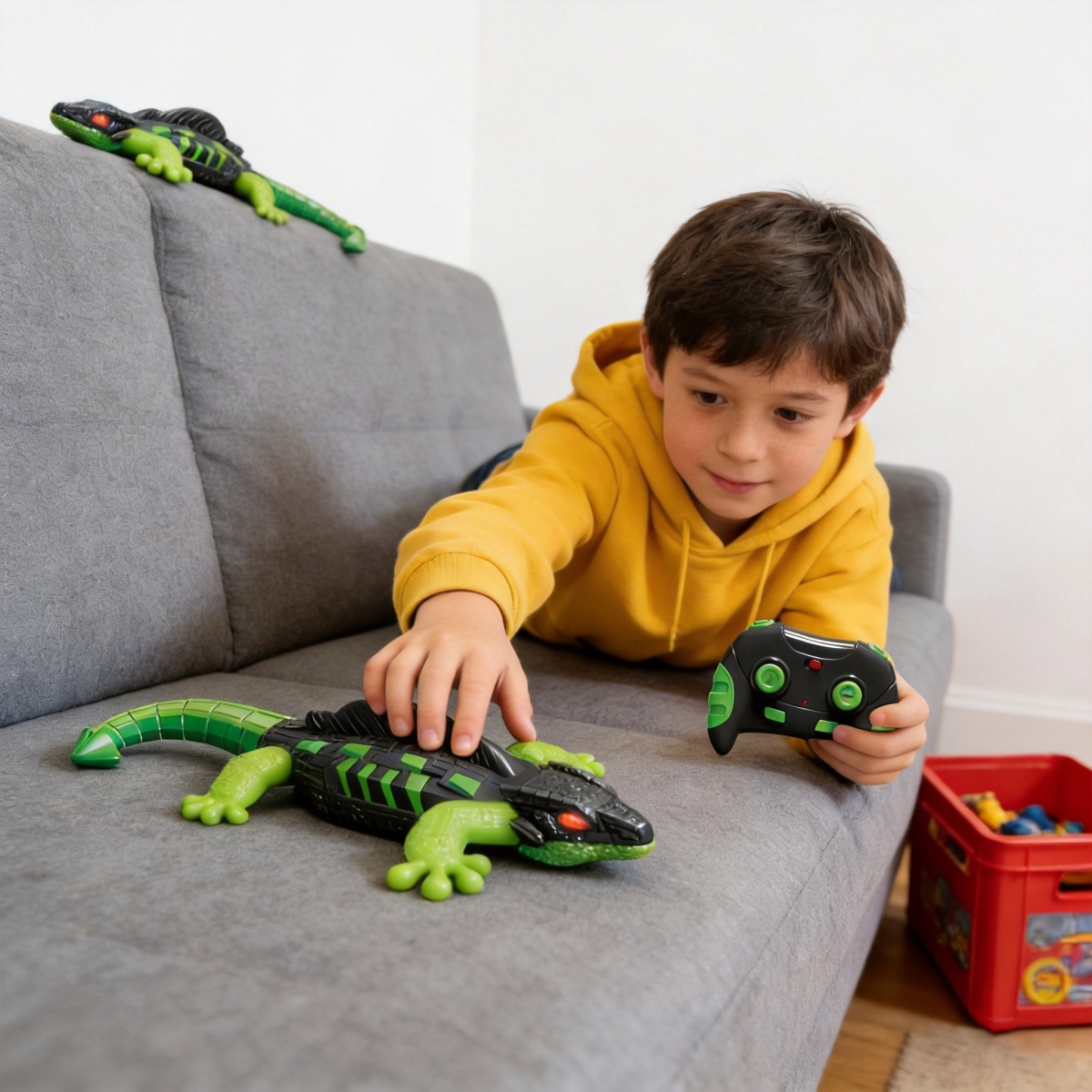 Gecko-Spielzeug Detailansicht
