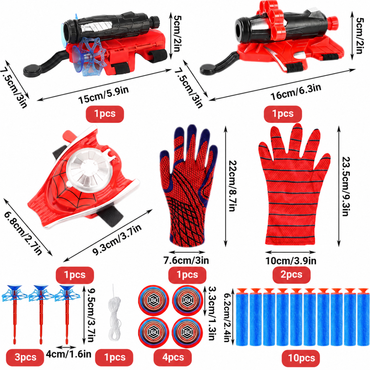 Spider-Man Web-Shooter-Set – Detailansicht 6