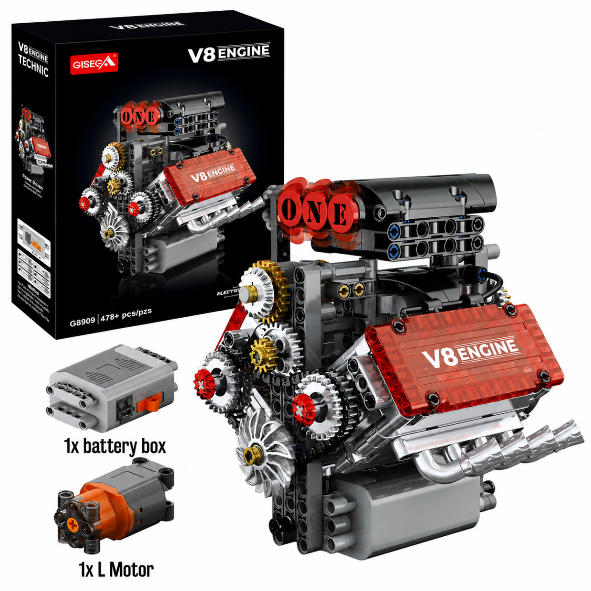 V8 Motor Detail 1